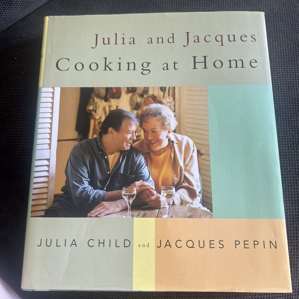 Julia & Jacques Cooking at Home by Julia Child & Jacques Pepin 1999 Excellent